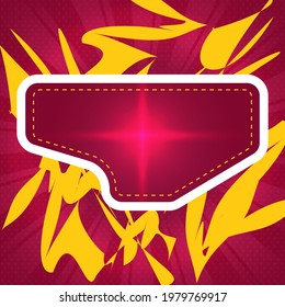 banner product design. maroon sales banner design. good for marketing, sales, content, and business. ready to use