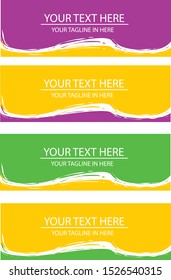 Banner Promotion feed Social Media