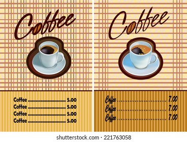 Banner for restaurant and cafe . Coffee .