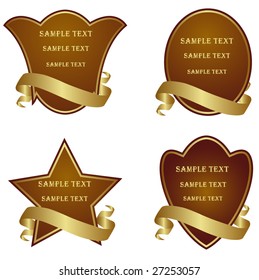 banner and ribbon