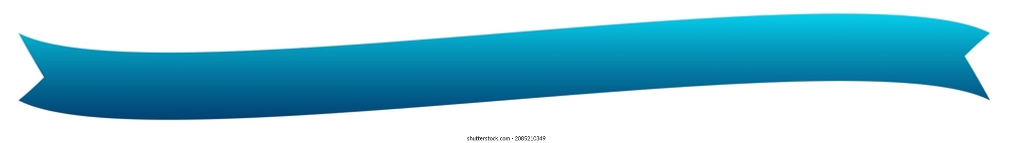 Banner, ribbon, bow illustration with blank and empty space