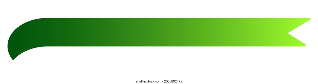 Banner, ribbon, bow illustration with blank and empty space