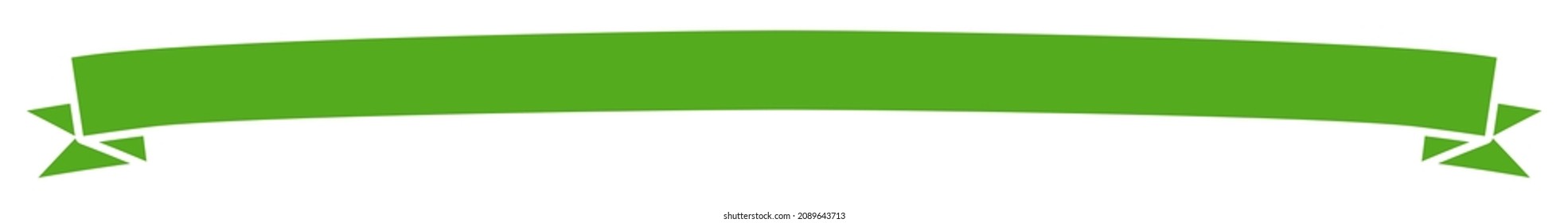 Banner, ribbon, bow illustration with blank and empty space