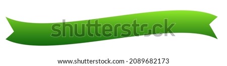 Banner, ribbon, bow illustration with blank and empty space