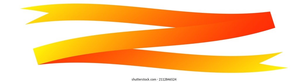Banner, horizontale Form des Bandes, Design-Element