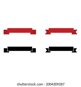 banner ribbon icon for apps and web sites