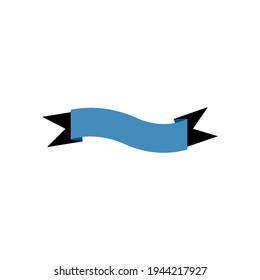 Banner ribbon icon design template vector illustration