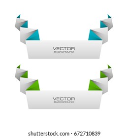Banner ribbon presentation, vector shape for information. Graphic shape composition business presentations. banners strip annotations. Color band, sticker banner for registration proposals ribbon