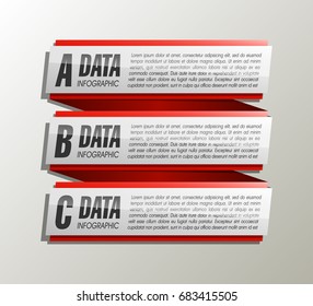 Banner ribbon presentation, vector shape for information. Graphic shape composition business presentations. banners strip annotations. Color band, sticker banner for registration proposals ribbon