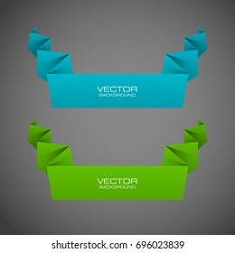 Banner ribbon presentation, vector shape for information. Graphic shape composition business presentations. banners strip annotations. Color band, sticker banner for registration proposals ribbon
