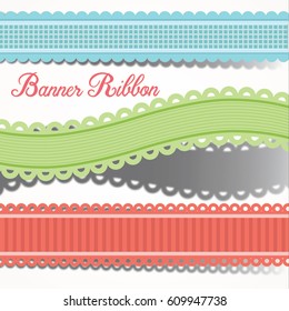 banner ribbon set