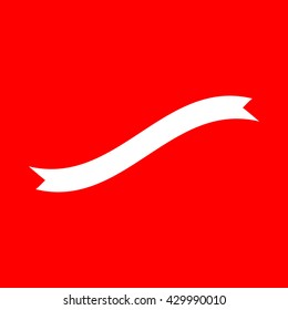 Banner ribbon sign