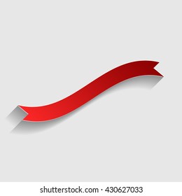 Banner ribbon sign