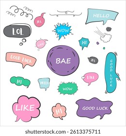 Banner and ribbon in vector label style with flag badge icon — perfect shape for design and sale promotion. Graphic tag element set, decoration template, new sticker for web sign or emblem