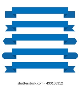 banner ribbon vector set