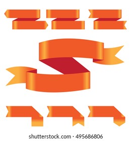 Conjunto de Vector de cinta de Anuncio