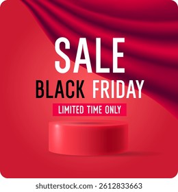 A banner for the sale of goods and services. An advertising poster for the store. Beautiful stylish background in a modern style with simple geometric elements and shapes. A template for placing text.