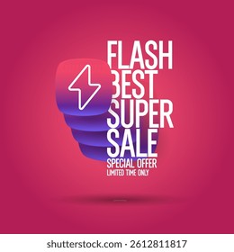 A banner for the sale of goods and services. Background in a modern style with simple geometric elements and shapes.
