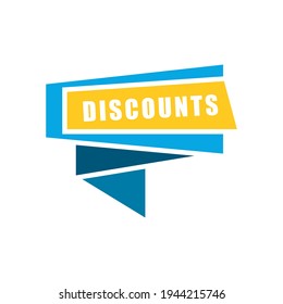 Banner sale icon design template vector illustration