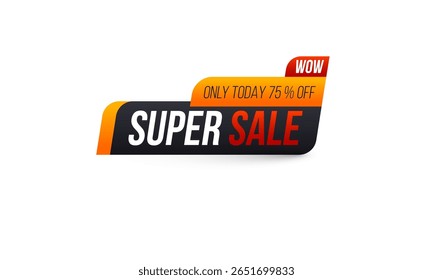 Banner venda preço de desconto etiqueta oferta ícone de promoção design especial fita quadro gráfico modelo cartaz mercado loja folheto cupom coleção varejo barato papel moda Web origami feriado

