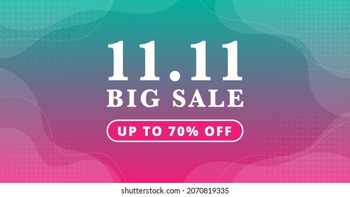 Banner sale template. Design with shape and gradient color.