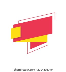 Banner Sale vector icon illustration design template