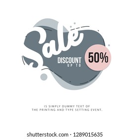 Banner sale vector template
