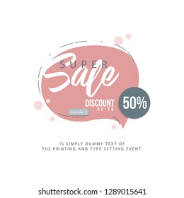 Banner sale vector template