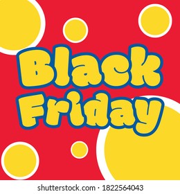 Banner sales for Black Friday Kids