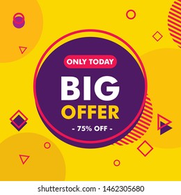Banner Sales, Vector, Illustration, Buy, Offer, Up to, Discount, Black Friday, Texture, Yellow, Geometric, Purple Sale, E-commerce, Price
