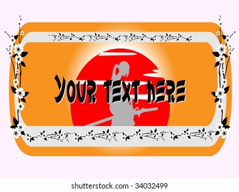 Banner - samurai style