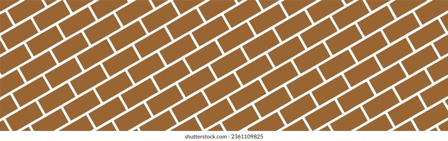 banner Seamless brick wall vector illustration, abstract seamless geometric wall background