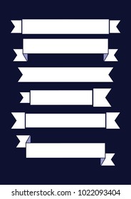 banner set. banner collection. simple banner design. white banner.