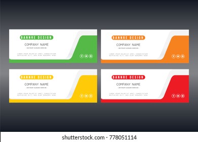 Banner set design. Abstract colorful design. Red banner. green poster. black and red banner template. Gift card