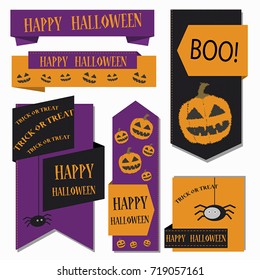 Banner Set, Happy Halloween - Trick Or Treat