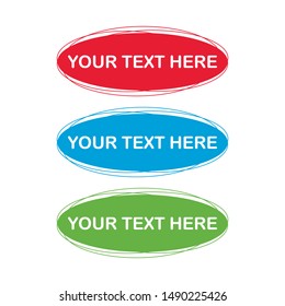 banner set, text box, title box, speech text, speech title, frame text, frame title, text border, title border