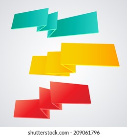 banner set, vector eps10 illustration