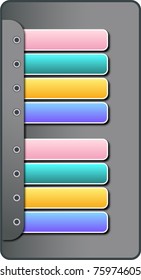 Banner. Set vector stickers or label for your text