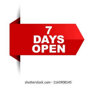 banner seven days open
