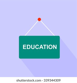 Banner sign education