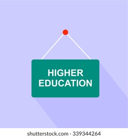 Banner sign higher education