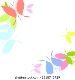 Banner with silhouettes of butterflies Closeup design element black butterfly. Side view vector icon