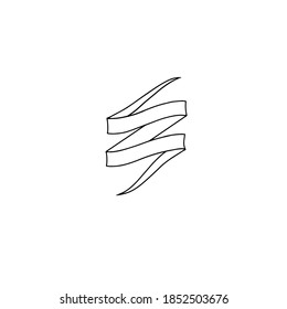 Banner simple icon vector illustration