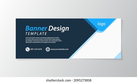 Banner and social media cover design template. Abstract Background with elegant style design. Suitable for promotion your business