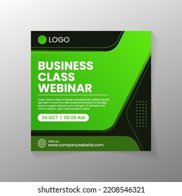 Banner and social media post template for your business promotion