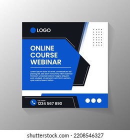 Plantilla de publicación de banners y medios sociales para la promoción de su empresa