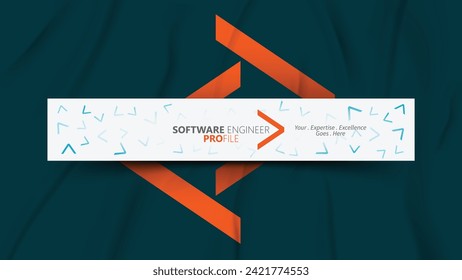 banner for software engineer. useable for digital business, software engineer profile, digital marketing, HR and jobseekers.
