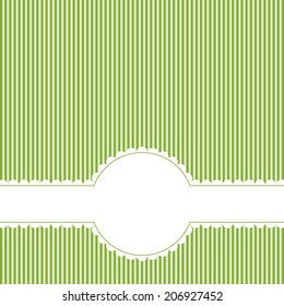 Banner with space for text on lined pattern