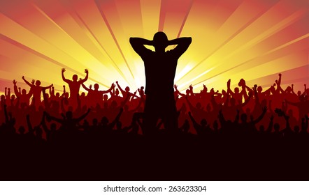 Banner for sporting events and concerts