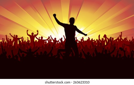 Banner for sporting events and concerts